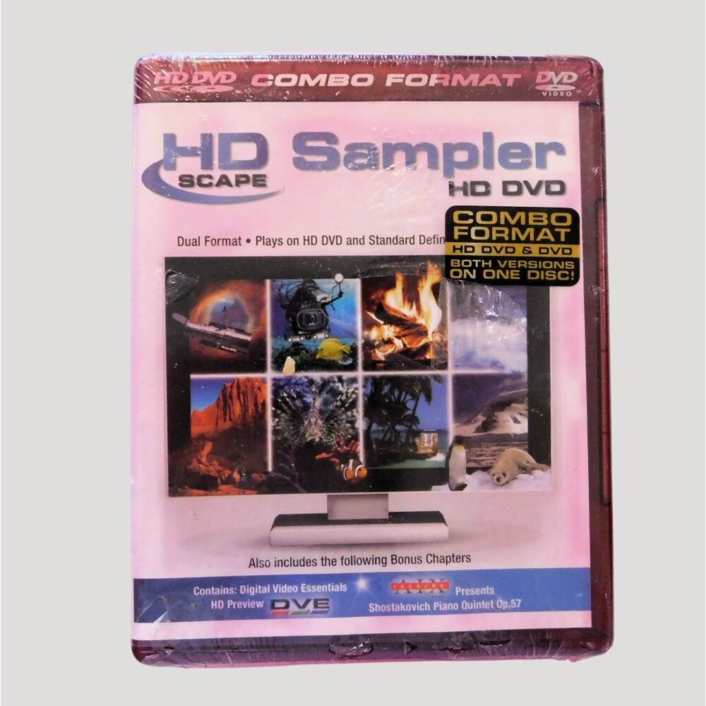 HDScape Sampler HD DVD Dual Format Sealed 2006 Combo Format